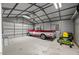 Spacious garage with ample room for parking and storage at 817 Mossy Oak Dr, Fuquay Varina, NC 27526