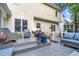 Spacious deck with stylish wicker seating, ideal for outdoor relaxation and entertaining at 10415 Ashmead Ln, Raleigh, NC 27614