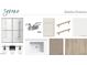 Modern bathroom finish selections including a shower door and lighting at 11198 Salers Loop, Middlesex, NC 27557