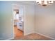 The Kitchen can be accessed from the Dining Room and features classic design elements at 1307 Sycamore Dr, Garner, NC 27529