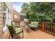 An inviting outdoor space featuring comfortable seating and a built-in grill at 1412 Kings Lassiter Way, Raleigh, NC 27614