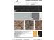 Exterior color package featuring colonial revival gray siding, black roof, and stone accents at 2379 Picual Way # 25, New Hill, NC 27562