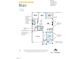 First floorplan featuring open kitchen, breakfast area, Gathering room, study, and two-car garage at 2379 Picual Way # 25, New Hill, NC 27562