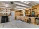 Large detached garage with concrete driveway and surrounding landscaping, providing ample parking and storage at 325 Northfield Dr, Raleigh, NC 27609