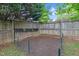 Small fenced garden space in backyard for flowers, vegetables, or herbs at 3713 Highland Creek Dr, Apex, NC 27539