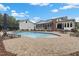Backyard pool and patio area with outdoor seating, perfect for entertaining guests and enjoying the outdoors at 4737 Uzzle Rd, Rougemont, NC 27572