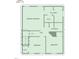 Second floor layout showcasing a primary bedroom with WIC, two bedrooms, hall, and two full baths at 5012 Silverdene St, Raleigh, NC 27616