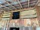 Interior barn view shows construction materials of ceiling and walls at 526 Bob Rainey Trl, Burlington, NC 27217