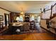Bright living room with hardwood floors, open layout, and traditional furnishings at 526 Bob Rainey Trl, Burlington, NC 27217