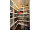 Walk-in pantry featuring ample shelving for organized storage of food and household items at 615 Sampson St, Raleigh, NC 27609