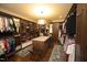 Organized walk-in closet features custom shelving, mirrored cabinets, and ample storage at 615 Sampson St, Raleigh, NC 27609