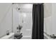 Bathroom with shower and toilet at 7055 Nc-242, Dunn, NC 28334