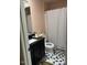 Cozy bathroom with a dark vanity, neutral-colored walls, and a shower-tub combination at 875 Martin Luther King Jr. Blvd # 15, Chapel Hill, NC 27514
