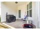 Back patio with lots of room and is perfect for relaxation and entertaining at 1217 Trilogy Blvd # 174, Morrisville, NC 27560