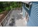 Birds eye view of an outdoor deck with table and chairs at 123 Becket Bend Bnd, Pittsboro, NC 27312