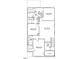 Upstairs floor plan showcasing bedrooms, bathrooms, and a loft area at 1305 Westerland Way # 17, Durham, NC 27703