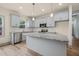 Beautiful kitchen featuring a kitchen island, stainless steel appliances, and gorgeous countertops at 147 Harmony Trl, Broadway, NC 27505