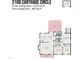 Detailed floor plan showcasing layout with kitchen, living room, bedrooms, deck and other amenities at 2108 Carthage Cir, Raleigh, NC 27604