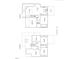 Detailed floor plan showcasing layout of the residence with dimensions and room names for potential buyers at 2661 Bowden Dr, Creedmoor, NC 27522
