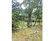 Scenic view of a tranquil pond surrounded by lush greenery and mature trees at 2661 Bowden Dr, Creedmoor, NC 27522