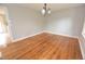 Inviting dining room featuring lustrous hardwood flooring and decorative chandelier lighting at 3610 Lambert Ln, Rocky Mount, NC 27804