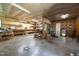 Large workshop and garage space ready for a variety of projects and storage at 722 Baker St, Oxford, NC 27565