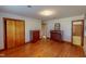 Spacious bedroom features hardwood floors, good closet space and lots of light at 9455 Boston Rd, Roxboro, NC 27574