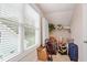Storage space near window with sloped ceilings at 958 Bay Bouquet Ln, Apex, NC 27523