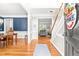 Spacious foyer with hardwood floors, views of the dining room and living room, and a welcoming atmosphere at 1054 Contender Dr, Clayton, NC 27520
