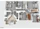 3D floor plan showcases the layout of the home's second story at 109 Lake Point Dr, Clayton, NC 27527