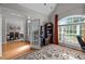 Bright home office with a large window, opening onto dining and sitting rooms at 109 San Juan Dr, Chapel Hill, NC 27514