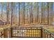 View from the deck overlooking the yard and wooded area of this home at 1101 Dimmocks Mill Rd, Hillsborough, NC 27278