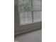 A window with white trim that lets in lots of natural light, showcasing a view of the outdoors at 133 Rustic Ln, Smithfield, NC 27577