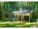 Covered patio with outdoor seating at 1423 Alderman Cir, Raleigh, NC 27603