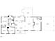 Home floorplan showcasing primary bedroom, kitchen, living spaces, and deck at 224 Oakcrest Dr, Wake Forest, NC 27587