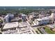 Extensive aerial showcases the academic and medical complex with full parking facilities at 225 Vance St, Chapel Hill, NC 27516