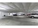 Spacious parking garage with ample parking spaces and bright lighting at 2813 Market Bridge Ln # 104, Raleigh, NC 27608