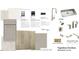 Selection featuring cabinet style, countertops, faucets, and flooring options at 424 Rowe Way, Knightdale, NC 27545