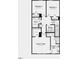 Third floor layout featuring an owner's suite, bathroom, laundry area, and additional bedrooms at 424 Rowe Way, Knightdale, NC 27545