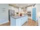 Kitchen with granite countertops, stainless appliances, and modern finishes at 470 E Wellesley Dr, Clayton, NC 27520