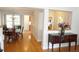 View of the Dining Room showing Hardwood Floors at 4810 Glenmist Ct, Raleigh, NC 27612