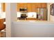 Modern kitchen with stainless steel appliances and ample cabinet space at 4810 Glenmist Ct, Raleigh, NC 27612