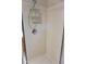 Close up view of the shower with built in caddy for shampoo and soaps at 4810 Glenmist Ct, Raleigh, NC 27612