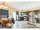 Well-equipped kitchen with stainless steel appliances and dark wood cabinets at 54 Lockwood Dr, Clayton, NC 27527