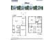 Floorplan for Oliver Model at Barwell Park community, 3 bed/2.5 bath/1 car/2 story/1669 sq ft at 5529 Musket Ct, Raleigh, NC 27610