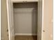White closet with shelving provides ample storage space at 656 Barneswyck Dr, Fuquay Varina, NC 27526