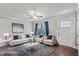 Bright and welcoming living room with lots of space at 729 Carolina Dr, Dunn, NC 28334