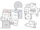Detailed floor plan showcasing the layout of this multi-level home at 100 Donald Dr, Pittsboro, NC 27312