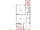 Detailed floor plan showcasing the layout of the home, including the kitchen, garage, and gathering room at 1057 Hardin Hill Ln, Knightdale, NC 27545