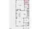 First floor plan showing kitchen, gathering room, study, and 2-car garage at 1061 Hardin Hill Ln, Knightdale, NC 27545